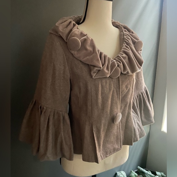 Miu Miu Dress Jacket - Tan - Size Small - Picture 3 of 14